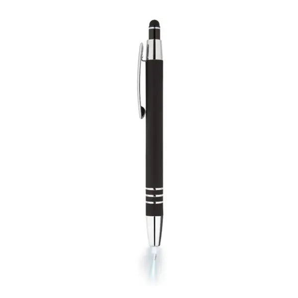 Union Printed - Flashlight Stylus Metal Click Pen
