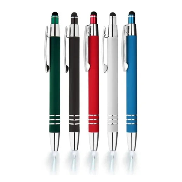 Union Printed - Flashlight Stylus Metal Click Pen