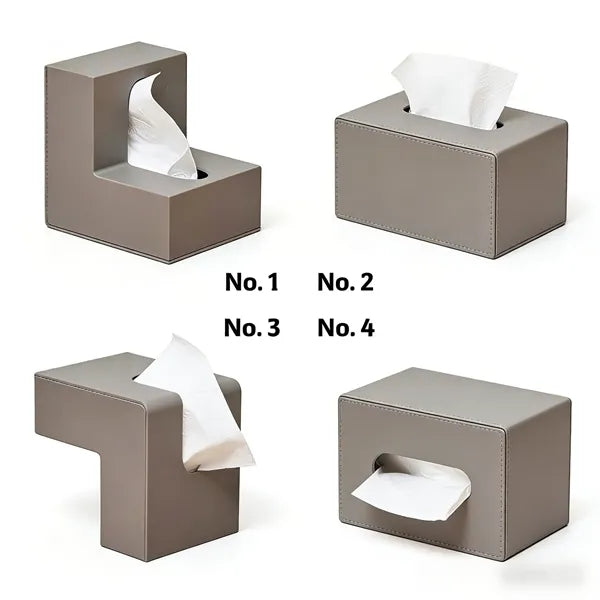 L Shape Creative Foldable Desk Tissue Dispenser Holder