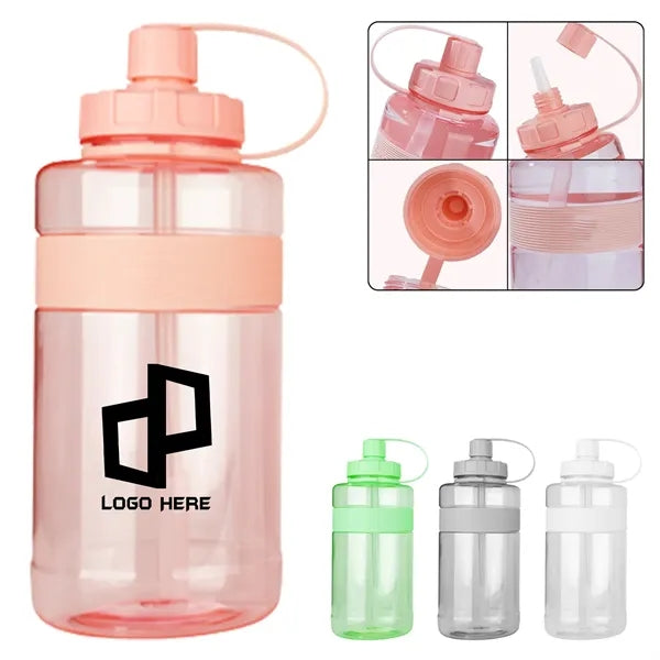 68Oz Large Water Bottle W/ Removable Straw