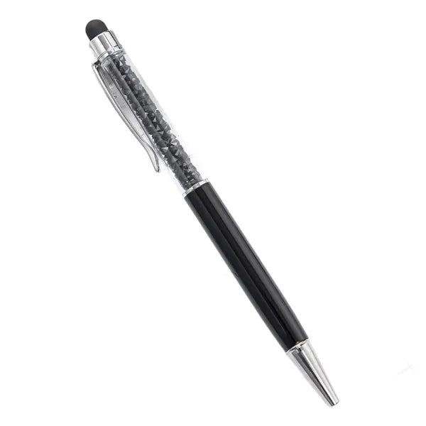 Crystal Ballpoint Pen with Stylus Tip