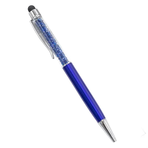 Crystal Ballpoint Pen with Stylus Tip