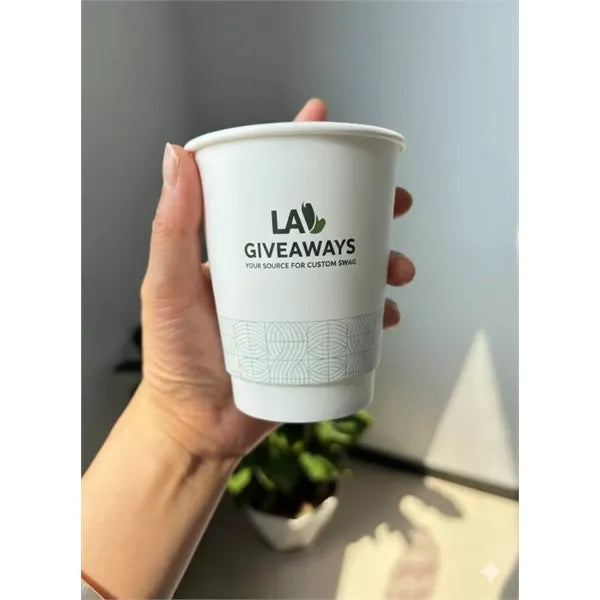 Logo Coffee Tea paper cup with lids gift