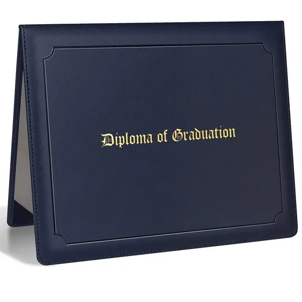 Premium 8.5 by 11 Inch Leather Diploma Certificate Holder