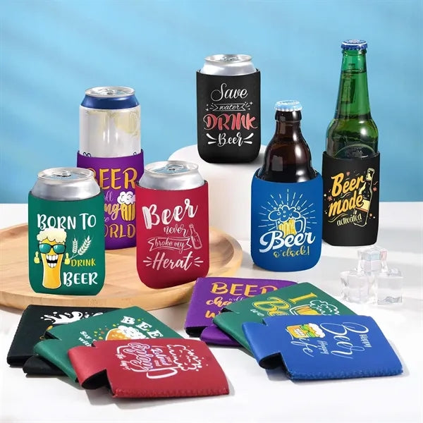 12oz Neoprene Sublimation Full Color Can Cooler