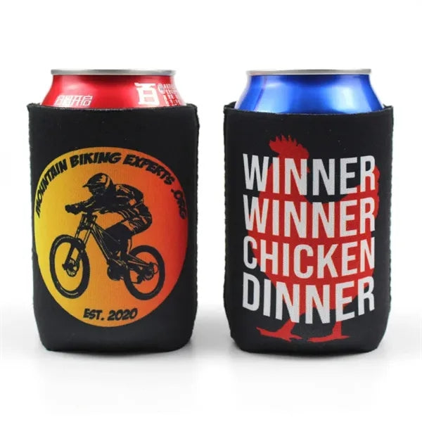 12oz Neoprene Sublimation Full Color Can Cooler