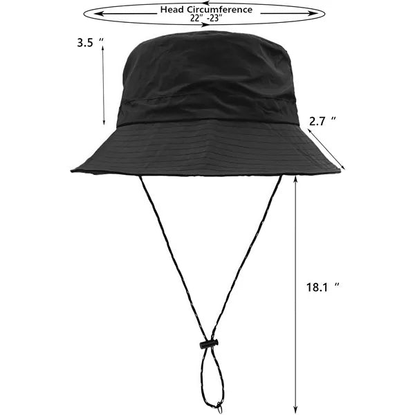 Quick-Dry Waterproof Sun Protection Bucket Hat