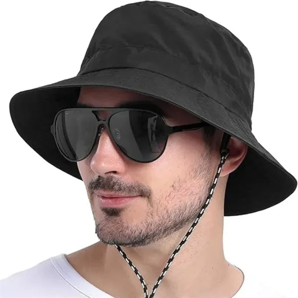 Quick-Dry Waterproof Sun Protection Bucket Hat