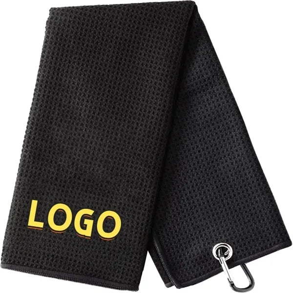 Microfiber Golf Towel with Carabiner Clip