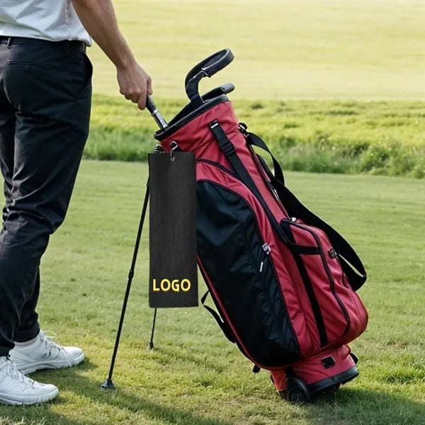 Microfiber Golf Towel with Carabiner Clip