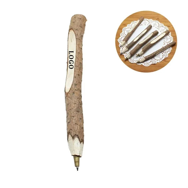 Natural Wood Branch Ballpoint Pen or Pencil