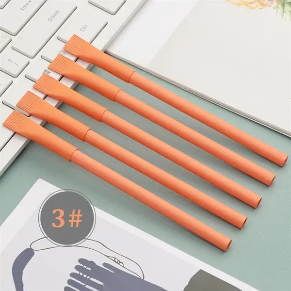 All-Paper Kraft Tube Ballpoint Pen
