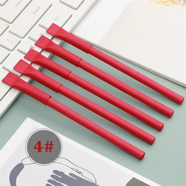 All-Paper Kraft Tube Ballpoint Pen