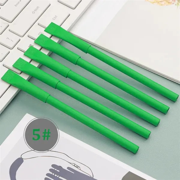 All-Paper Kraft Tube Ballpoint Pen