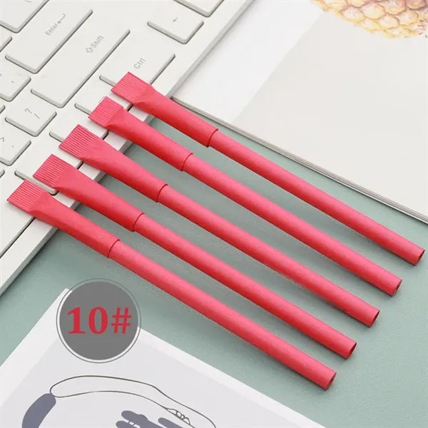 All-Paper Kraft Tube Ballpoint Pen