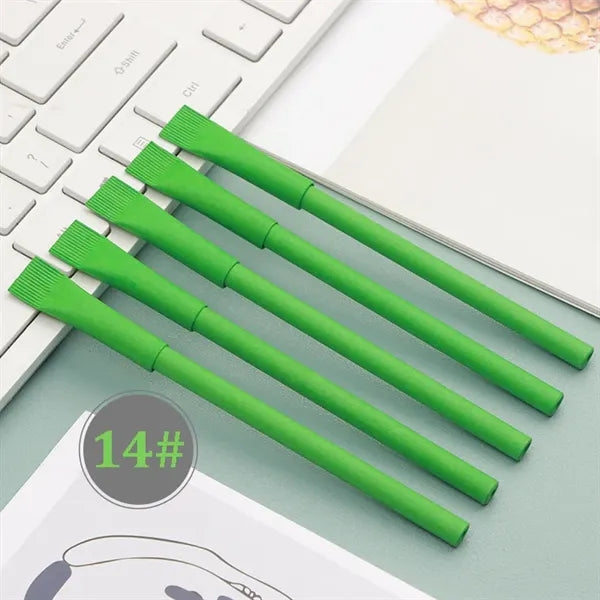All-Paper Kraft Tube Ballpoint Pen
