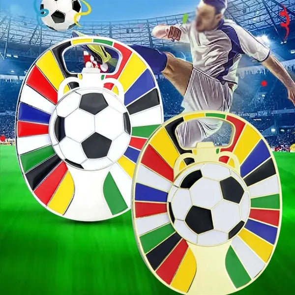 2026 themed soccer party favors turntable bottle opener