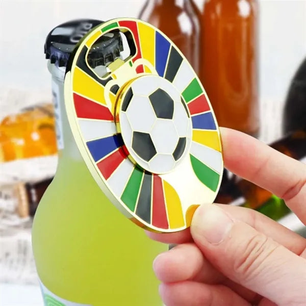 2026 themed soccer party favors turntable bottle opener