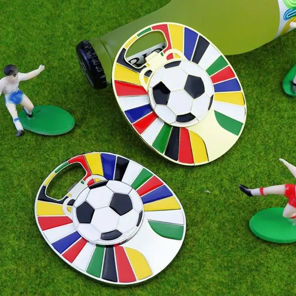 2026 themed soccer party favors turntable bottle opener