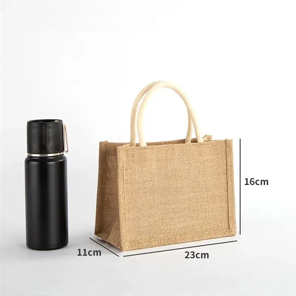 Eco-Friendly Jute Burlap Tote Shopping Bag