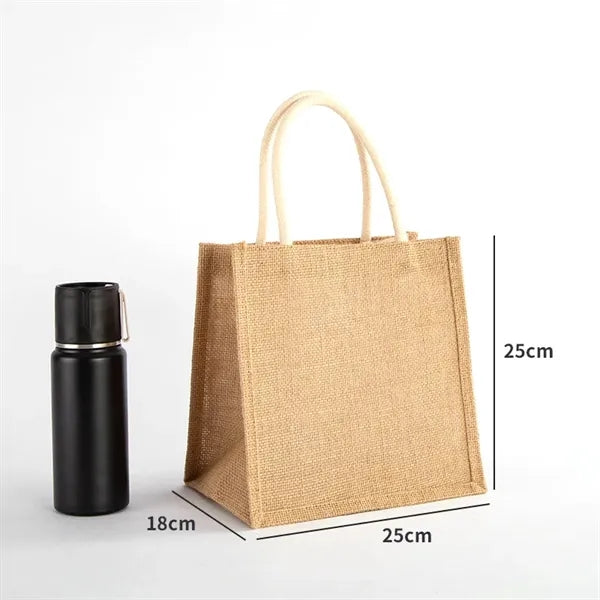 Eco-Friendly Jute Burlap Tote Shopping Bag