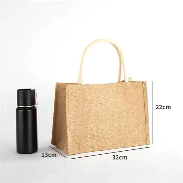 Eco-Friendly Jute Burlap Tote Shopping Bag
