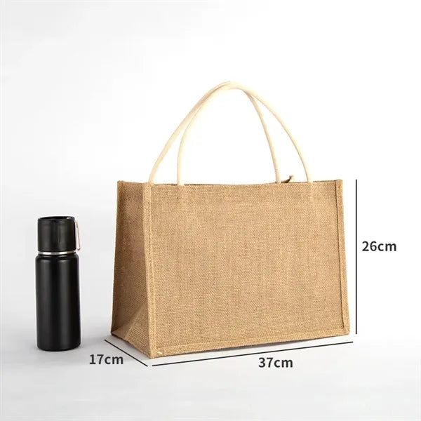 Eco-Friendly Jute Burlap Tote Shopping Bag