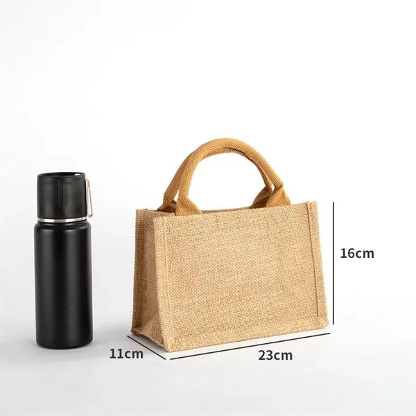 Eco-Friendly Jute Burlap Tote Shopping Bag