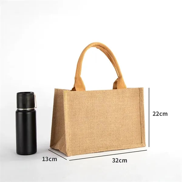 Eco-Friendly Jute Burlap Tote Shopping Bag