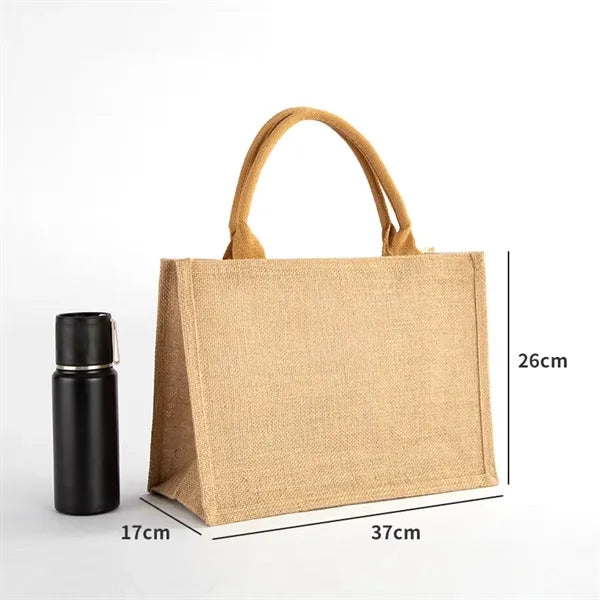 Eco-Friendly Jute Burlap Tote Shopping Bag