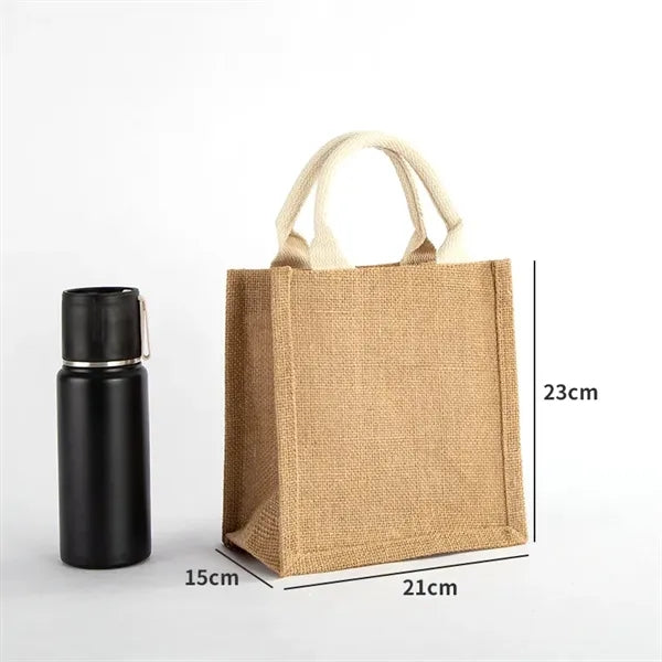 Eco-Friendly Jute Burlap Tote Shopping Bag