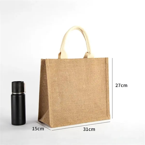 Eco-Friendly Jute Burlap Tote Shopping Bag