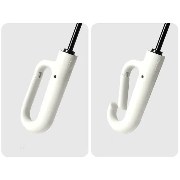 10 Sturdy Ribs Automatic Open Folding Buckle Sun Umbrella