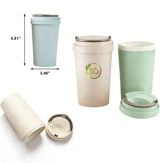 Eco Wheat Straw Smooth Edge Cup