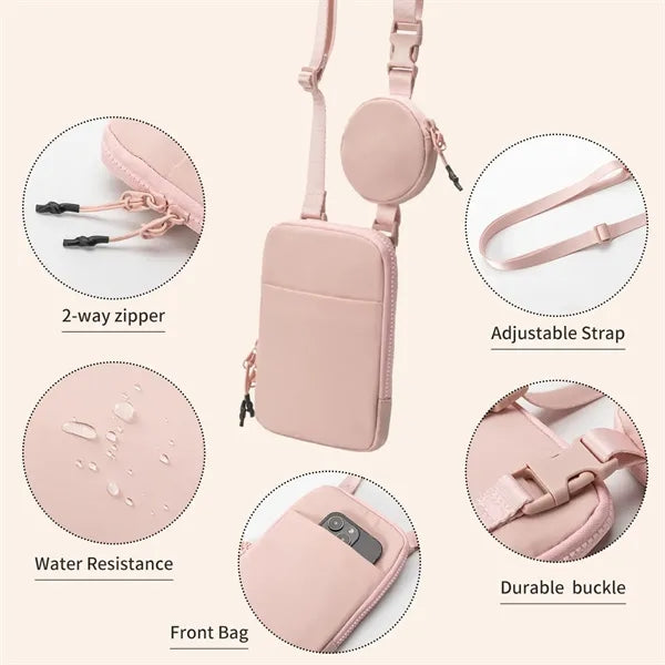 Detachable Crossbody Sports Shoulder Bag