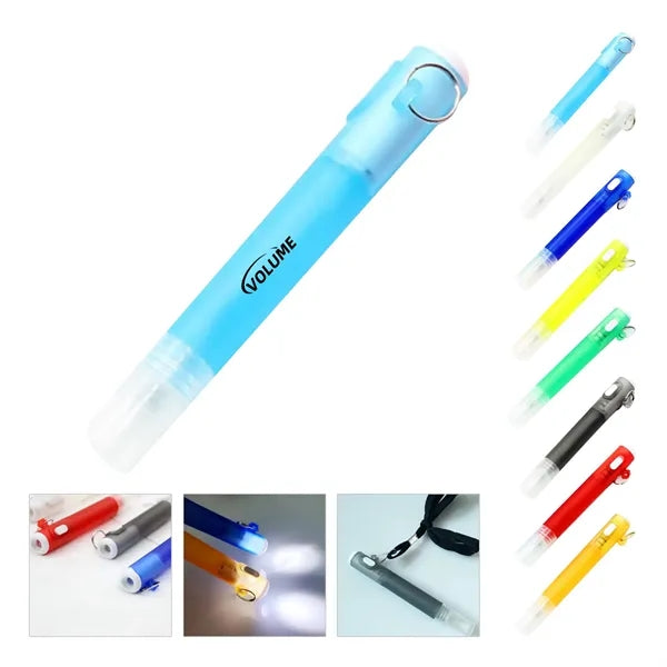 Hanging rope spray bottle with lashlight gift