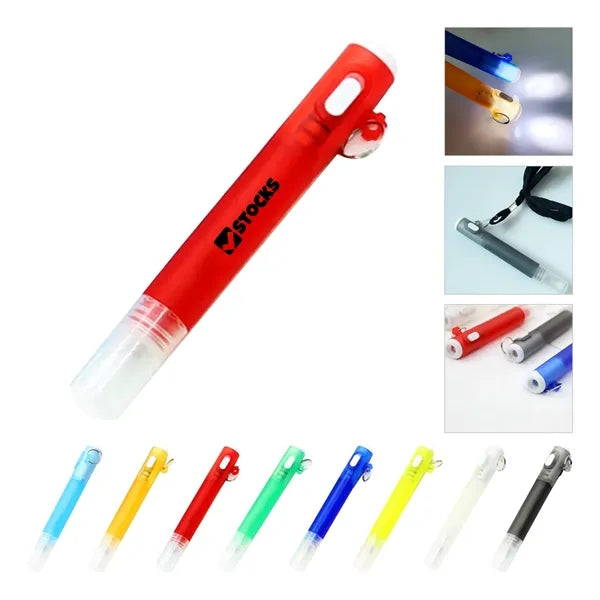 Hanging rope spray bottle with lashlight gift