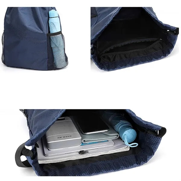 Sports Waterproof Drawstring Backpack with Adjustable Strap