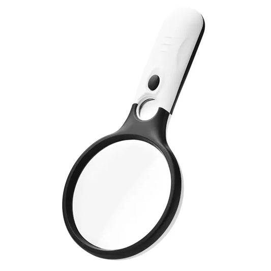 3LED Dual Lens Portable Glass Magnifier