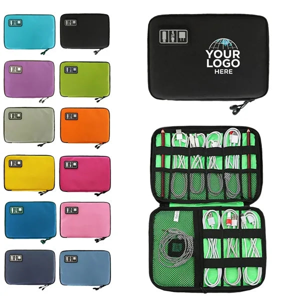 Travel Custom Portable Waterproof Cable Organizer Bag