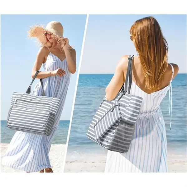 Large Waterproof Foldable Beach Tote Bag