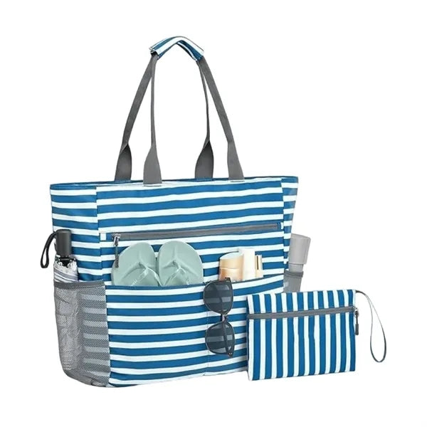 Large Waterproof Foldable Beach Tote Bag