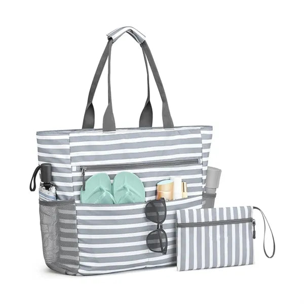 Large Waterproof Foldable Beach Tote Bag