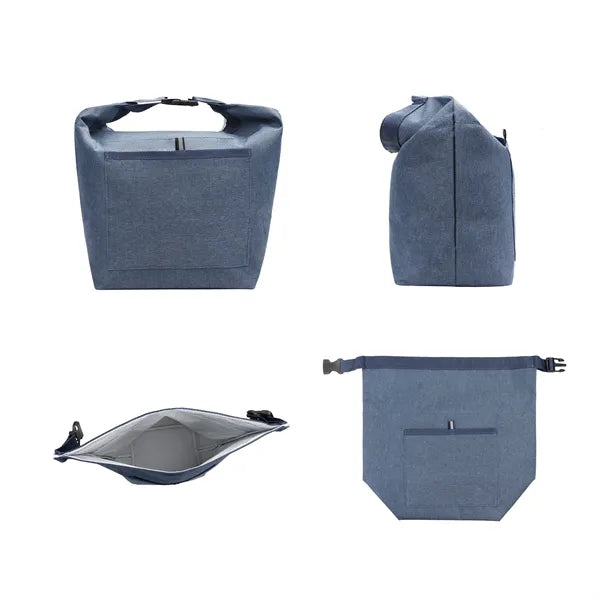 Roll Top Insulated Lunch Tote Bag Cooler 13.4"x13"x5.9"