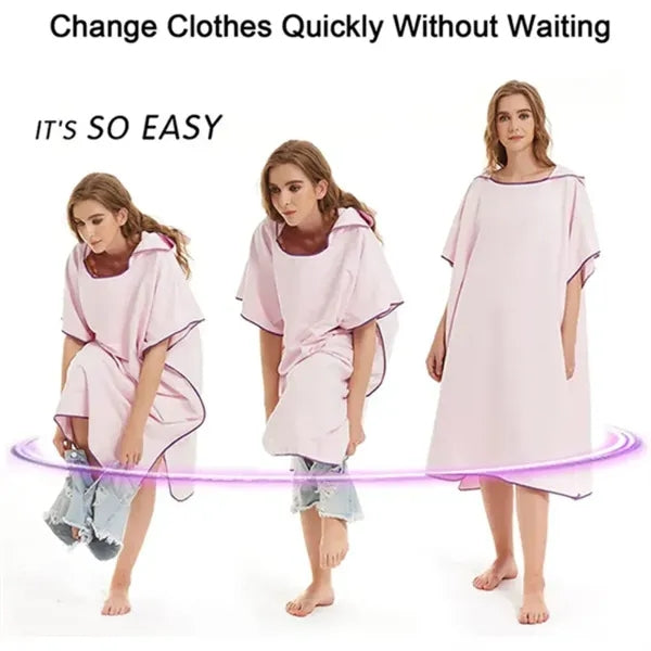 Microfiber Water-Resistant Poncho
