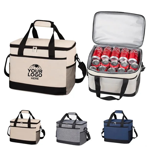 Large Capacity Waterproof Insulated Cooler Lunch Bag