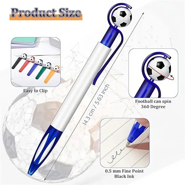 Twist-Action Soccer Ball Pen