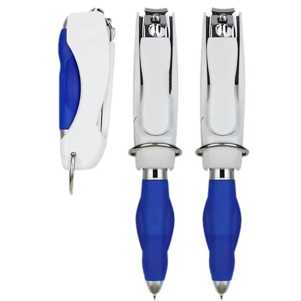 MultiFunction Stylish Retractable Nail Clipper Pen