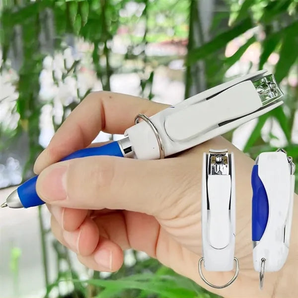 MultiFunction Stylish Retractable Nail Clipper Pen