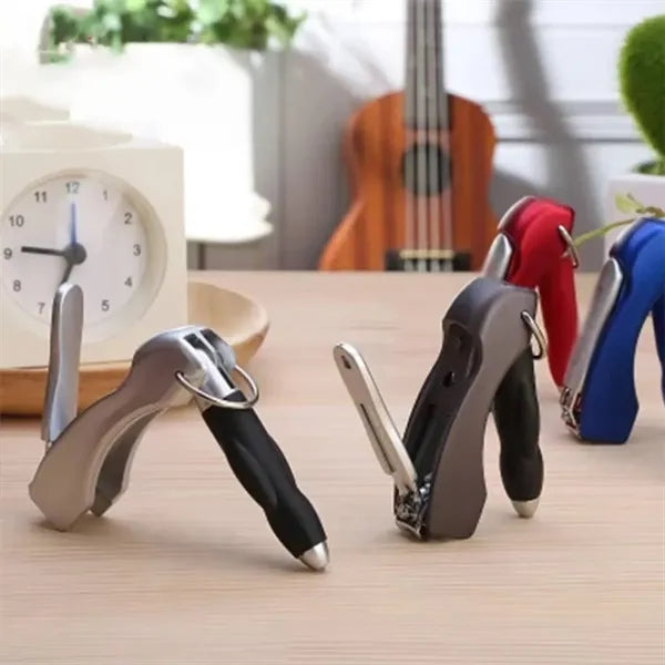 MultiFunction Stylish Retractable Nail Clipper Pen